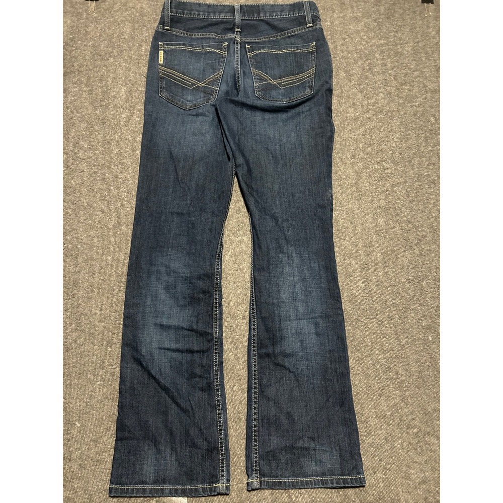 Cinch Ian Mens Slim Bootcut Jeans Blue Wash MB65436001 fit 32X33 (tag 30X34) - Picture 3 of 8